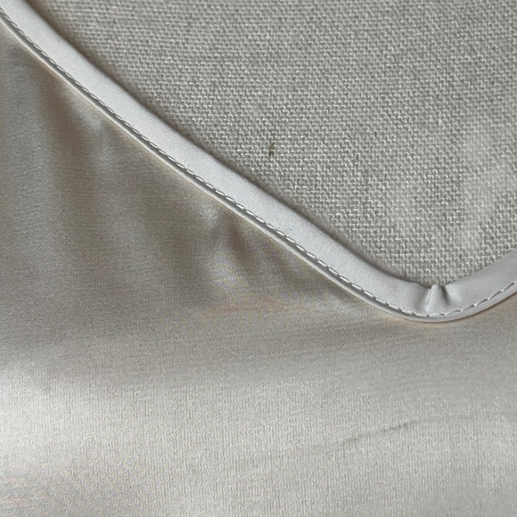 Tricot Chic Maxi Night Gown Adjustable Spaghetty Straps Cream Sz 2 Pre-owned - Picture 8 of 8